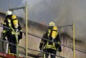 Dachstuhlbrand Koeln Poll Geislarerstr P287